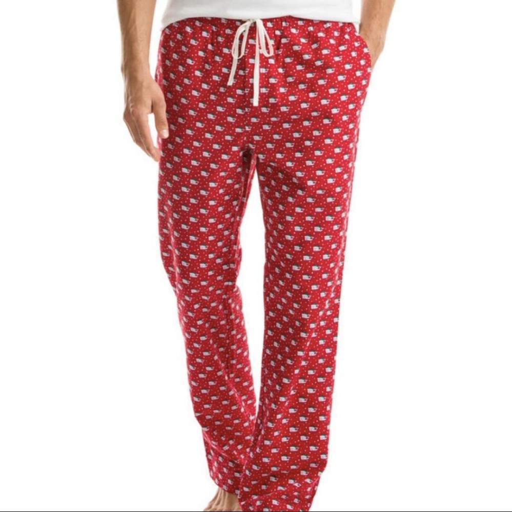 BRAND NEW Vineyard Vines Whale Santa Pants